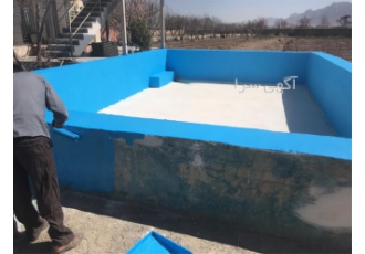 خمیر رنگ استخری پارسیک - عایق رطوبتی سازه های بتنی