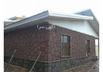 اجرای سنگ لاشه بهترین منظم کف دیوار در کردان اجرای طرحهای منظم اجرای
