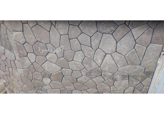 اجرای سنگ لاشه دیوار نما نصب زیبا در قرچک اجرای سنگ لاشه دیوار نما رنگ