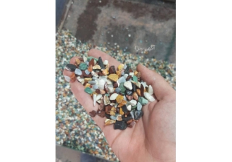 شن رنگی ریگ سنگ قلوه رودخانه سنگ رنگی با سلام شن رنگی و سنگ ریزه بادامی