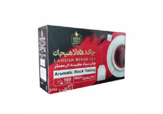 فروش عمده چای کیسه ای معطر رفاه لاهیجان 100 عددی