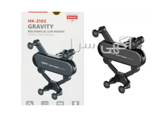 هولدر گوشی موبایل دریچه کولری HISKA مدل HK-2102 رنگ مشکی