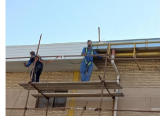 خدمات نصاب پوشش سقف سوله و ساندویچ پانل