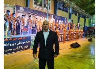 مربی بدنسازی غرب تهران استاد حسن خیاطی در سال 72 که فدراسیون بدنسازی