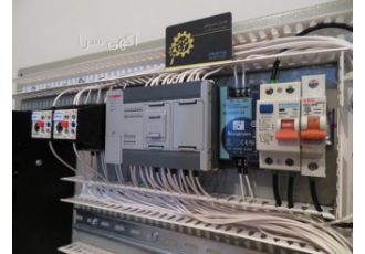 طراحی و ساخت تابلو برق اتوماسیون با PLC ایرانی و HMI