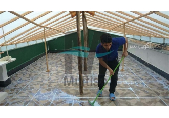 اجرای عایق پشت بام نانو مولتیزو