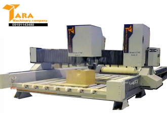 دستگاه cnc سی ان سی سنگ دستگاه سی ان سی چهار محوره دیسک و فرز دو هد