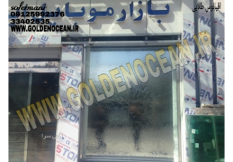 پرده آب شیشه ای-آبنما دیواری-آبنما پارتیشن مدرن