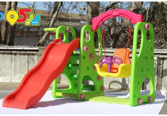 تاب وسرسره کودک باحلقه بسکتبال پیکوتویز قیمت تاب و سرسره کودک خانگی