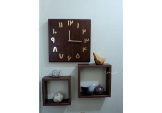 ساعت چوبی دیواری رومیزی ایستاده و سندبلاست شرکت سپهر وود