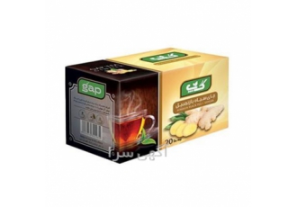 فروش عمده چای کیسه ای زنجبیل گلیران ۲۰ عددی در تهران فروش عمده چای کیسه