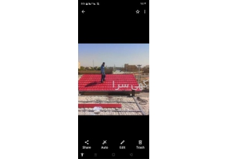 اجرای سقف ویلا سوله نما و لمبه تعمیرات آبرو