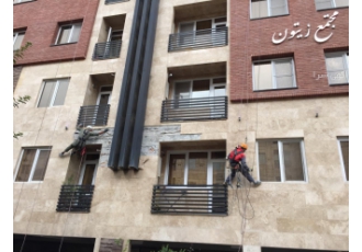 پیچ و رولپلاک سنگ نما،نماشویی،رنگامیزی نما:خدمات راپل