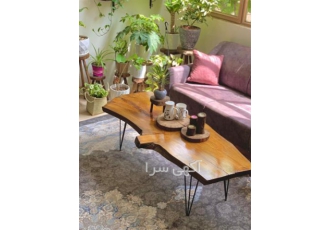 فروش میز جلو مبلی چوبی