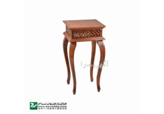 میز خاطره و تلفن چوبی آباژور کلاسیک ساج ۳۰۶ در مشهد جهت اطلاع