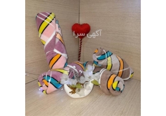 حوله دست رنگ متنوع