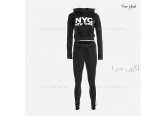 ست نیم تنه و شلوار زنانه New York مدل B۸۴۷۵ در تهران نام ست نیم تنه