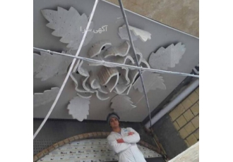 بهترین نصاب کناف در تهران گروه معماری داماس اجرای لاین خطی با متد روز
