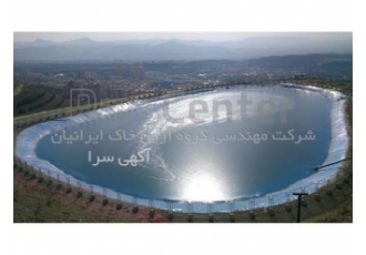 پایدارسازی دیواره استخر ذخیره آب با مش پلی در تهران پایدارسازی دیواره