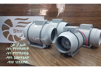 هواکش بین کانالی در شیراز فن های بین کانالی دو سرعته جهت نصب در کانال