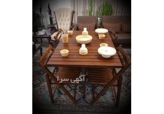 میز و صندلی چوبی تاشو مقاوم در شیراز تولید میز و صندلی چوبی تاشو