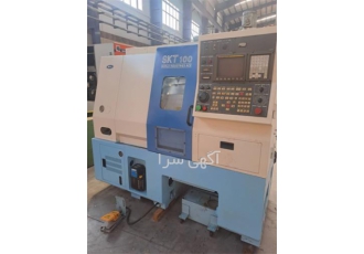 فروش تراش cnc هیوندای مدل skt۱۰۰ بدون مرغک در قزوین فروش تراش cnc مدل