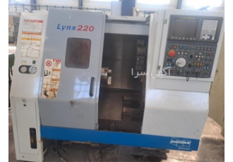 فروش تراش cnc دوسان مدل lynx ۲۲۰ به همراه مرغک در اراک تراش CNC Lathe