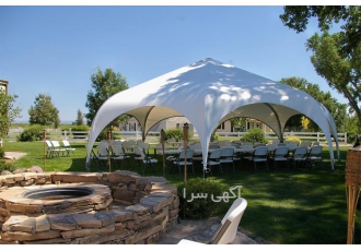 اجرای سازه پارچه ای و سقف استخر متحرک