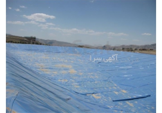 ساخت استخر ذخیره آب با ورق ژئوممبران آبی