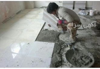 کاشی کاری ؛ سنگ کاری و اجرای سنگ وآجرنما کاشی کاری سرویسها و آشپزخانه