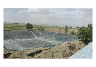 ساخت استخر کشاورزی با ورق ژئوممبران در ابعاد متنوع