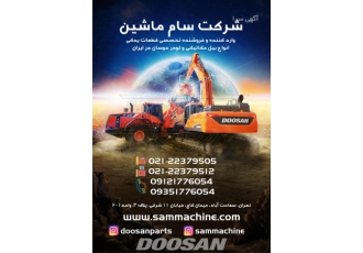 واردات و فروش قطعات یدکی اصلی بیل مکانیکی و لودر دوسان
