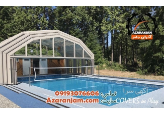 نصب سقف حیاط _ سقف شیشه ای