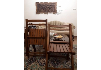 میز و صندلی تمام چوب