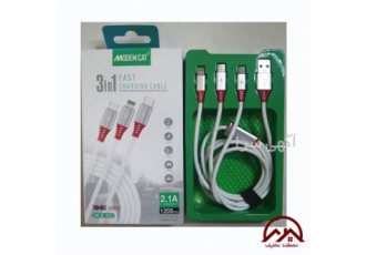 فروش کابل شارژ ۳ به ۱ مودم کت مدل MCB ۰۰۲ در شیراز کابل شارژ 3 به 1