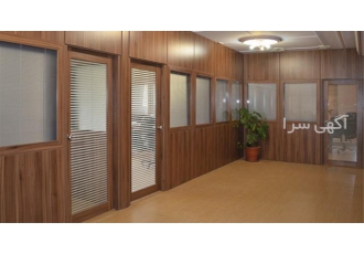 اجرای پارتیشن اداری ام دی اف در کرج شرکت تیوان مجری پارتیشن های اداری