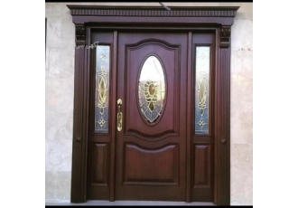 درب لابی و درب چوبی