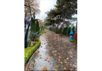 اجرای محوطه سازی سنگی
