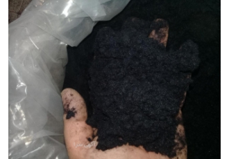 پودر مخمل فروش ویژه پودر مخمل ترک پلی آمید مشکی 1میل قیمت 85000 تومان