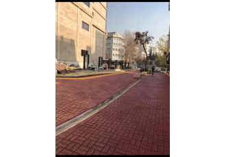 آسفالت رنگی منقش، حیاط پویا