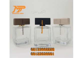 تولید شیشه ادکلن با درب چوبی