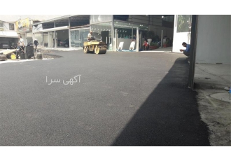 آسفالت کاری مکانیزه آسفالت کاری نوار حفاری در شهر جدید هشتگرد آسفالت