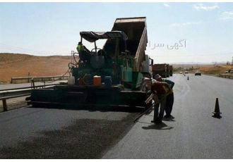 آسفالت کاری در کوتاهترین زمان توسط اکیپ حرفه ای