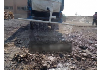 آسفالت محوطه خیابان نصب قیرگونی ۱ لایه در تهران اجرای آسفالت محوطه