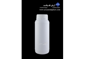 بطری یک لیتری دهانه ۶۰ میلیمتر بطری یک لیتری پلی اتیلن با دهانه 60