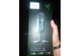 میکروفون Razer Seiren V۲ X با سلام دوستان میکروفون کاملا نو هستش یه سرچ