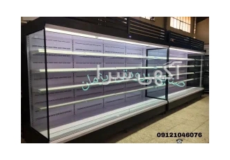یخچال ایستاده پرده هوا در تهران ساخت انواع یخچال و فریزر ایستاده