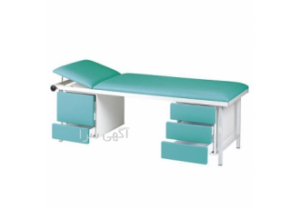 تخت معاینه ساده کشودار - انواع تخت معاینه