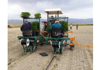 ماشین نشاکار transplanter طراحی و ساخت دستگاه نشاکار در دو مدل تک