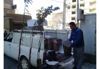 باربری خاور و نیسان بین شهری در تهران خاور نیسان ایسوزو مسقف از مبدا